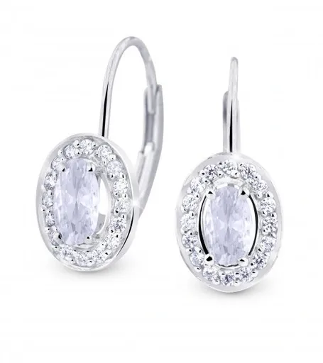 Cutie Jewellery Půvabné náušnice s třpytivými zirkony Z8049-55-X-2 čirá