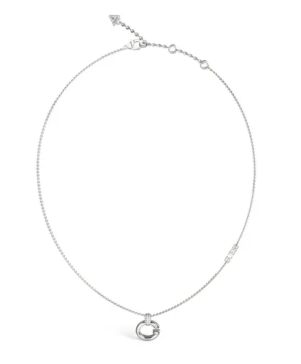 Guess Ocelový náhrdelník s krystaly Oh My G JUBN04518JWRHT/U