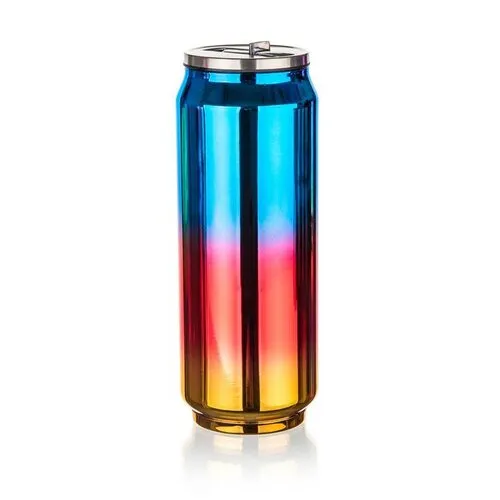 Banquet Termoska BE COOL 430 ml, modro-červeno-zlatá