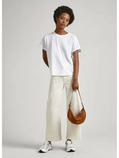 Pepe Jeans dámské bílé tričko Liu PL505832800 S