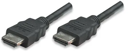 MANHATTAN kabel HDMI s Ethernetem, HEC, ARC, 3D, 4K, stíněný, 3m, Black