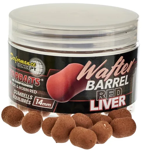 Starbaits wafter red liver 50 g 14 mm