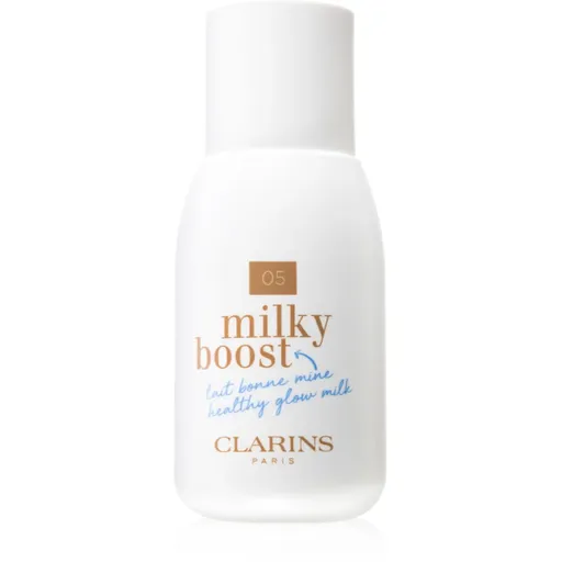 Clarins Milky Boost tónovací mléko pro sjednocení barevného tónu pleti odstín 05 Milky Sandalwood 50 ml