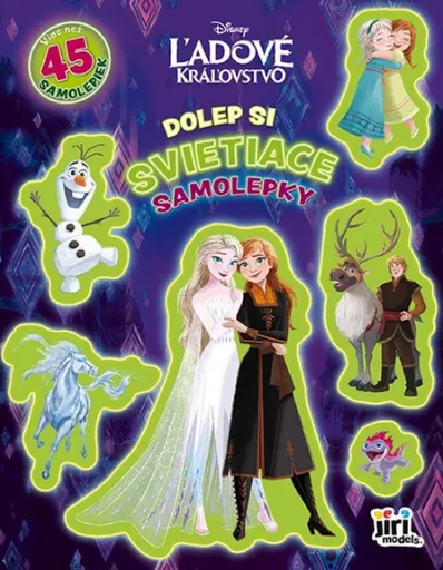 Dolep si svietiace samolepky Ľadové kráľovstvo