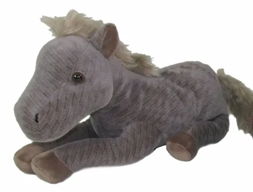 Plyšák Kůň se zvukem hnědý – 28 cm