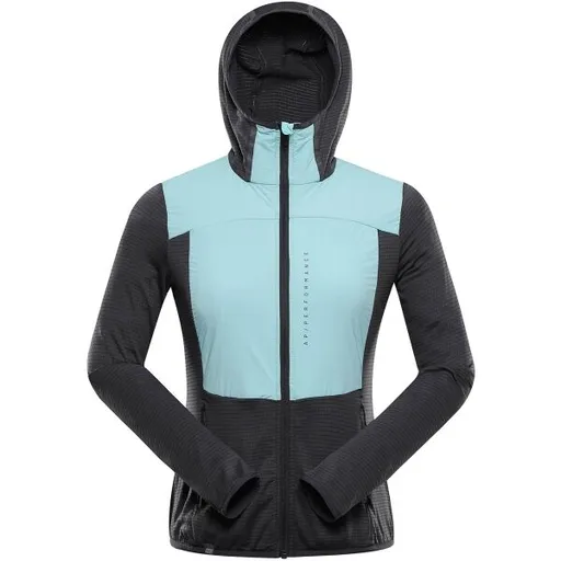 ALPINE PRO ZOLLA Dámská ultralehká mikina, černá, velikost