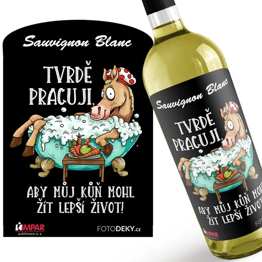 Víno Tvrdě pracuji pro koně (Druh Vína: Bílé víno)