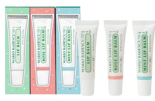 Mario Badescu Dárková sada balzámů na rty Lip Balm Trio