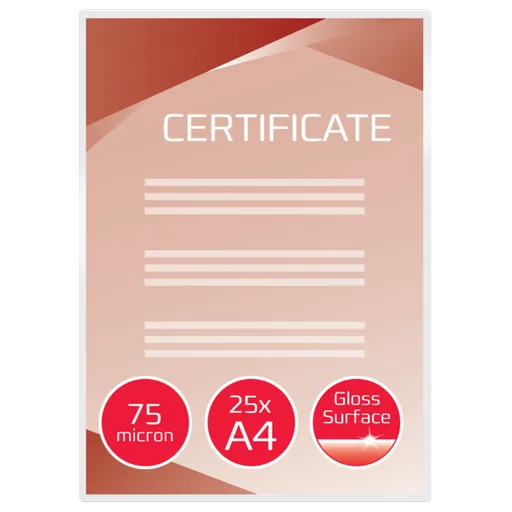 GBC Laminovací kapsy A4 75 mic (25ks)