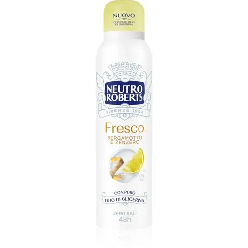 Neutro Roberts Bergamotto e Zenzero deodorant ve spreji s 48hodinovým účinkem 150 ml