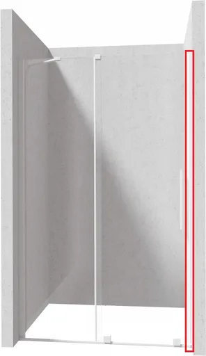 DEANTE Profil pro zapuštěné dveře, systém Prizma bílá KTJ_A00X