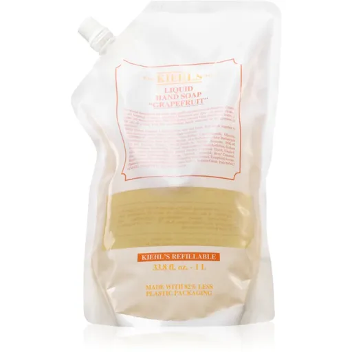 Kiehl's Liquid handsoap Grapefruit antibakteriální mýdlo pro všechny typy pokožky náhradní náplň 1000 ml