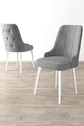 Sada židlí (2 kusy) Newa - Grey, White
