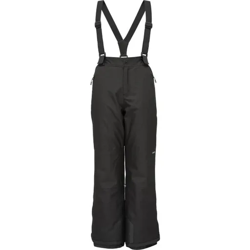 Lewro BERKLEY Dětské lyžařské kalhoty, černá, velikost 116-122