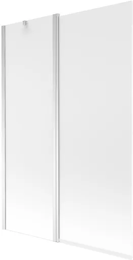 MEXEN Flip vanová zástěna 1-křídlo 120x150, dekor, chrom 894-120-101-01-30