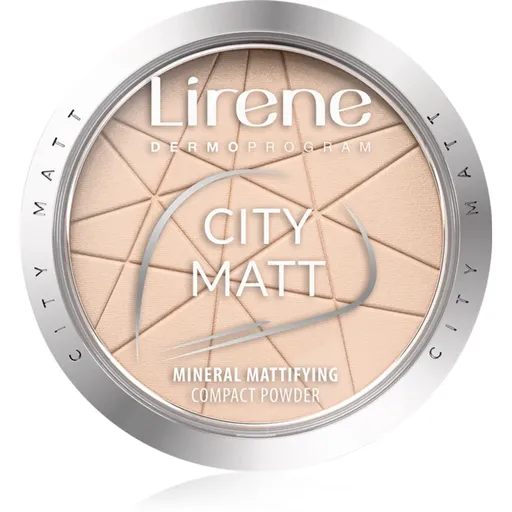 Lirene City Matt matující pudr odstín 01 Transparent 9 g