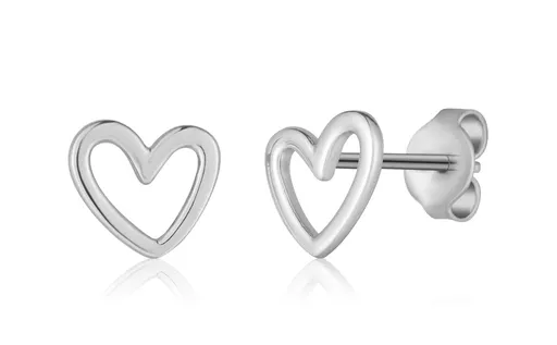 JVD Romantické stříbrné náušnice Srdíčka SVLE3105XH20000