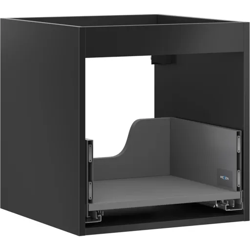 MEXEN Box-A skříňka pro umyvadlo 45, 1 šuplík, černá mat 91AX0-0450-470-1-71
