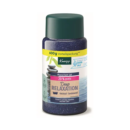 Kneipp Deep Relaxation sůl do koupele 600 g