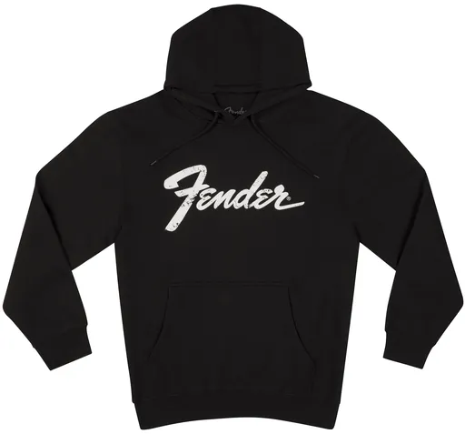 Fender Logo Date Back Hoodie Black M