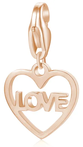 S'Agapõ Bronzový přívěsek Srdíčko Happy SHA366