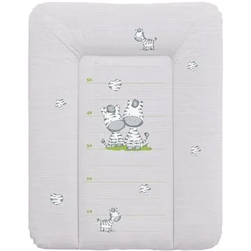 CEBA BABY Podložka na komodu měkká - Zebra šedá (5907672329512)