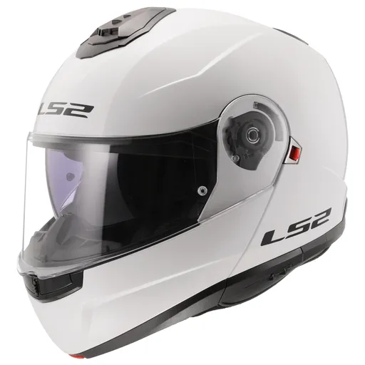 Výklopná přilba LS2 FF908 Strobe II Gloss White XL (61-62)
