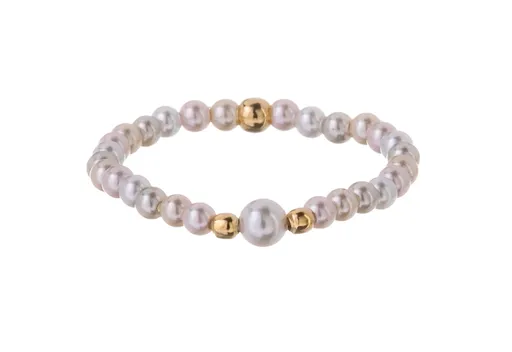 Alisia Elegantní prsten se syntetickými perlami AL5169.01.000.D 57 mm