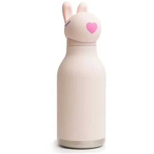 ASOBU BUNNY Termo láhev, růžová, velikost