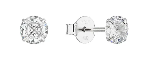 Evolution Group - Pavona Třpytivé stříbrné peckové náušnice 11405.1