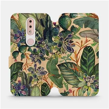 Flip pouzdro na mobil Nokia 4.2 - VP05S Sukulenty (5903516773220)