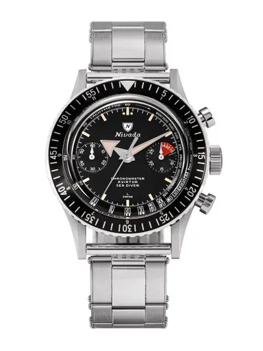 Nivada Grenchen Chronomaster Broad Arrow N Inter. Bezel - Manual - Oyster