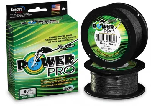 PowerPro Pletená Šňůra PowerPro Moss Green - 0,19mm 13kg 1370m,PowerPro Pletená Šňůra PowerPro Moss Green - 0,19mm 13kg 1370m