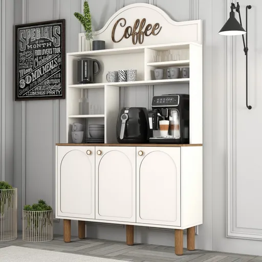 Coffee Bar Cabinet Bohem 861 - Cream