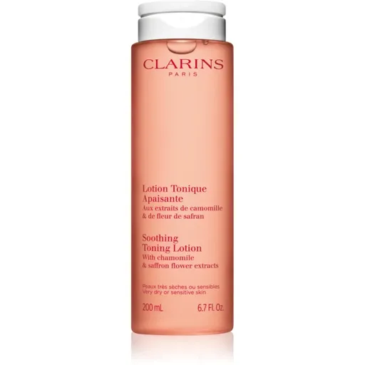 Clarins Cleansing Soothing Toning Lotion čisticí a zklidňující tonikum pro citlivou a suchou pleť 200 ml