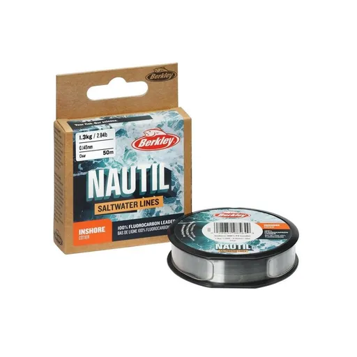 Berkley Fluorocarbon Nautil Inshore Fluorocarbon Clear 50m,Berkley Fluorocarbon Nautil Inshore Fluorocarbon Clear 50m