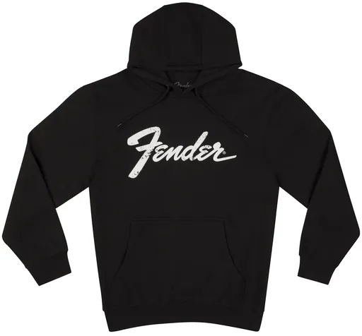 Fender Logo Date Back Hoodie Black L
