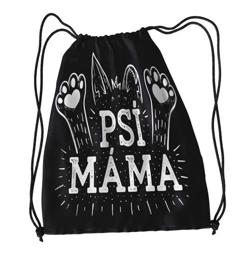 Vak na záda Psí máma black