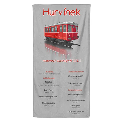Osuška Hurvínek (Velikost osušky: 70x140cm)