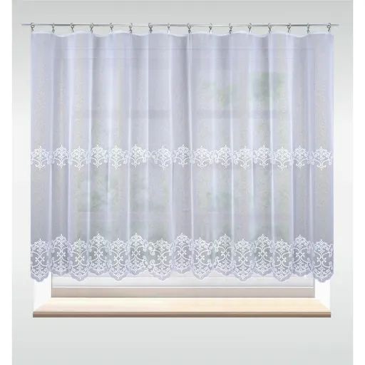 Záclona dreher, Alžběta metráž, bílá 250 cm