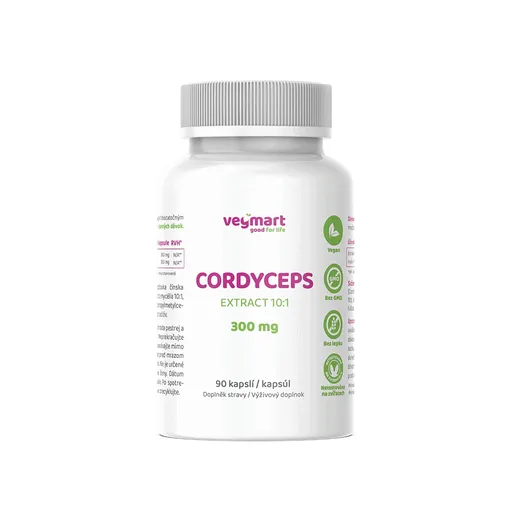 Vegmart CORDYCEPS 300 mg 90 kapslí