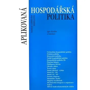 Aplikovaná hospodářská politika (978-80-86572-01-7)