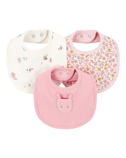 CARTER'S Bryndák Pink holka MFL 3ks