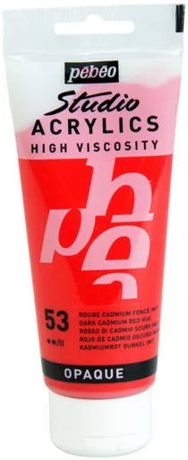 Akrylová barva Pébéo 100ml – 53 dark cadmium red hue