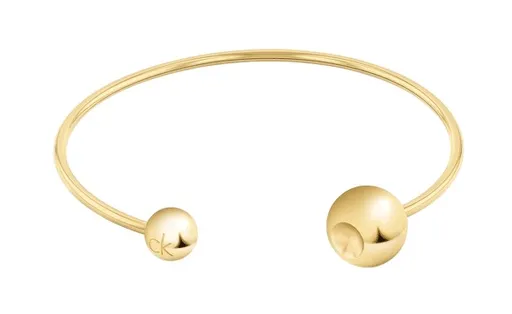 Calvin Klein Moderní pevný otevřený náramek Sculptural Bubbles 35000787