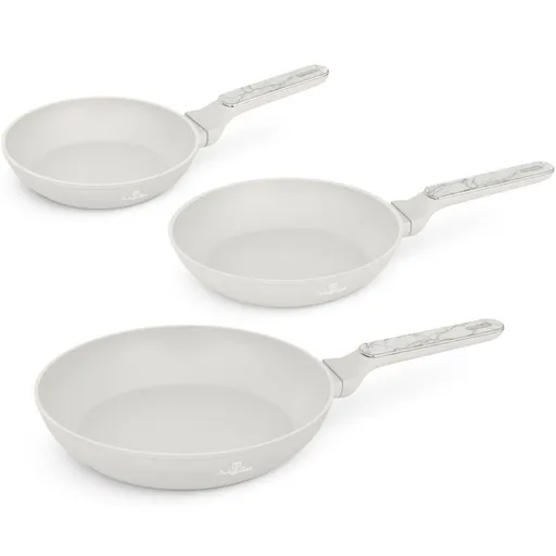 BerlingerHaus Sada pánví s titanovým povrchem Sahara Marble, 3 ks