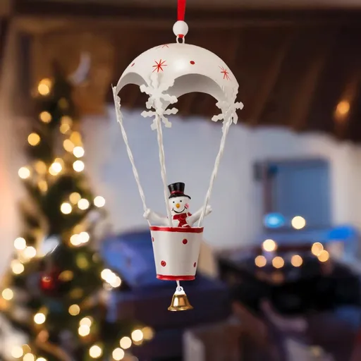 PM Euro-Trading Vánoční ozdoba Balon, bílý