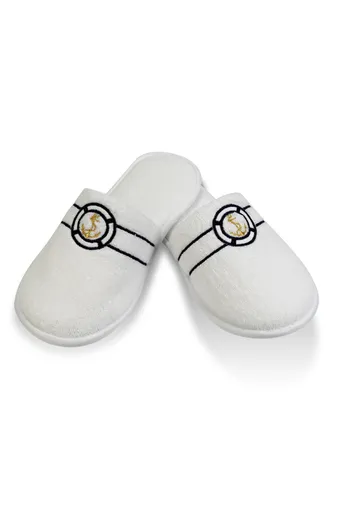 Pánské pantofle MARINE MAN 28 cm (vel.40/42) Bílá