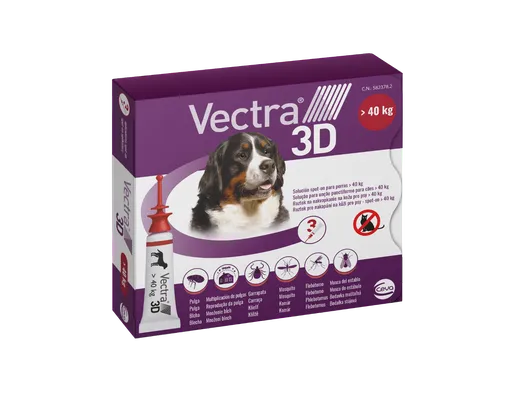 Vectra 3D spot-on pro psy XL (> 40 kg) 3 pipety