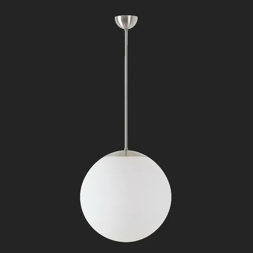 OSMONT ISI64475 ISIS P3 PM-M závěsné plastové svítidlo nerez broušená / bílá IP40 3000 K 27W LED nouzové kombinované 1 h